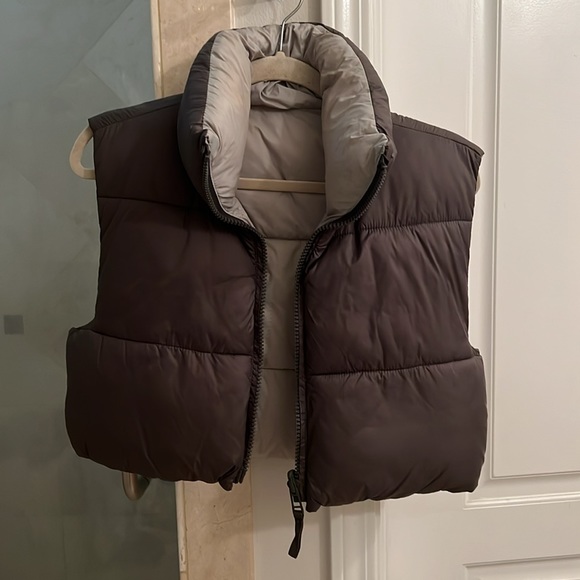 Zara mini reversable down vest - Picture 2 of 4